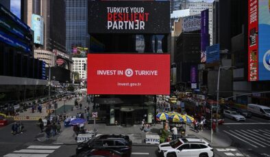 Times Meydanı’nda “Invest in Türkiye” mesajı yayımlandı
