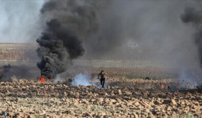 İsrail güçlerinin, Gazze’deki gösteriye müdahalesinde 5 kişi yaralandı