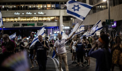 İsrail’de yargı düzenlemesine karşı protestolar 38. hafta da devam etti