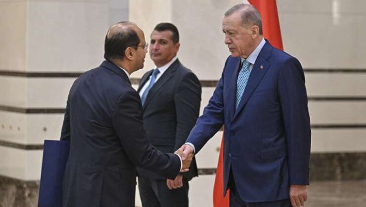 Cumhurbaşkanı Erdoğan, Mısır Büyükelçisini kabul etti