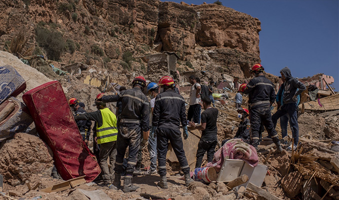 Fas’ta depremin onuncu gününde arama kurtarma çalışmaları sürüyor