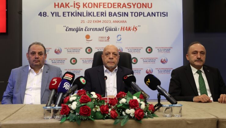 HAK-İŞ Genel Başkanı Arslan’dan vergi düzenlemesine ilişkin açıklama