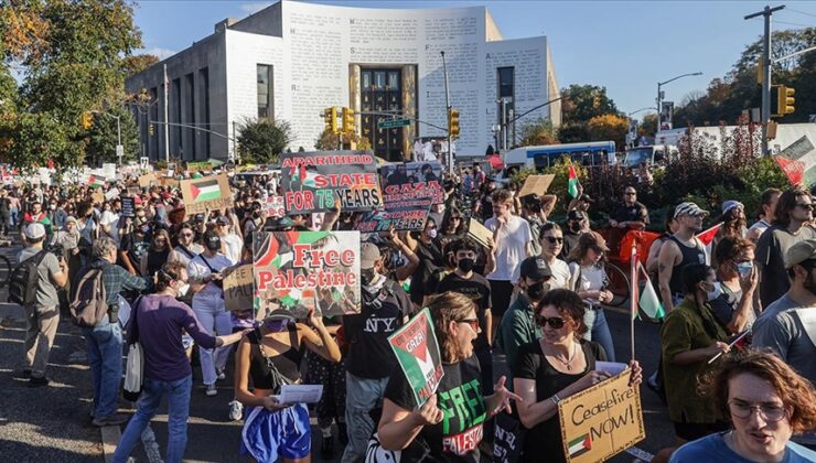 ABD’de İsrail karşıtı protestolar düzenlendi