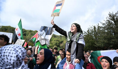 Belçika’da Filistin’e destek gösterisi düzenlendi