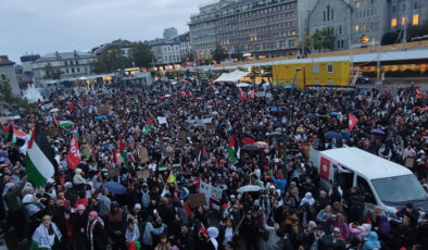 İsviçre’de, İsrail’in Gazze saldırıları protesto edildi
