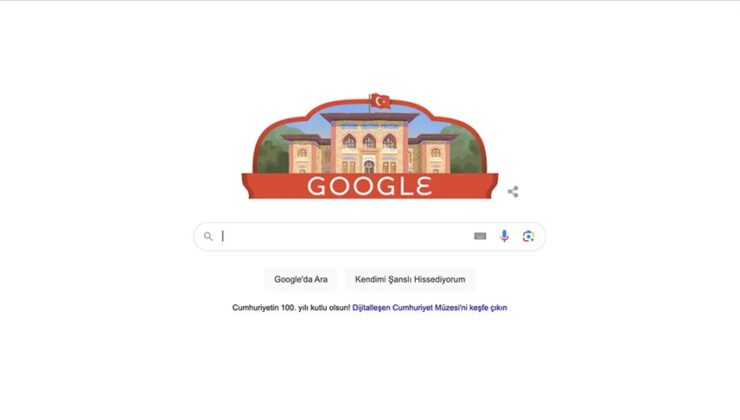Google’dan Türkiye Cumhuriyeti’nin 100. yılına özel “doodle”