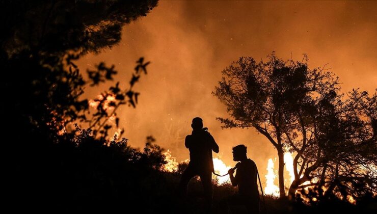 Çanakkale’de orman yangını: Bir köy boşaltıldı
