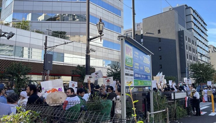 Tokyo’da “Gazze’ye özgürlük” gösterisi düzenlendi