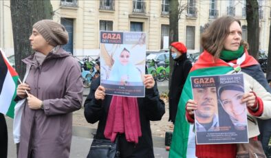 Fransa’da Filistin’e destek gösterisi yapıldı