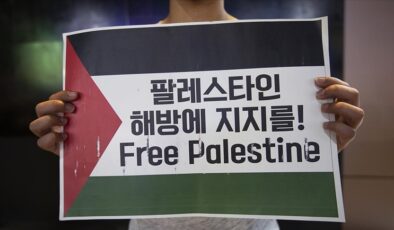 Güney Kore’de, Gazze’de ölenler anısına gösteri düzenlendi