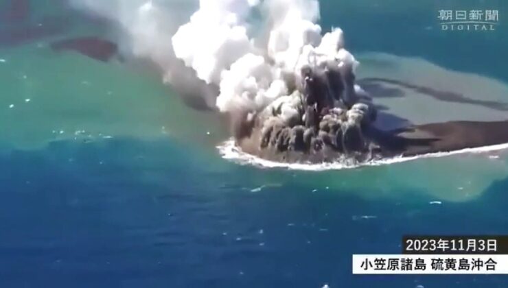 Volkanik patlama sonucu dünyanın en yeni adası ortaya çıktı