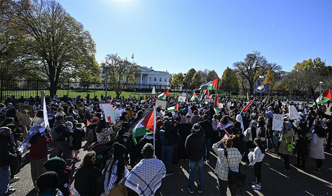 Washington’da, Gazze’deki çocuklar için yürüyüş düzenlendi