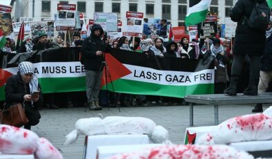 Avusturya’da Gazze’ye destek gösterileri düzenlendi