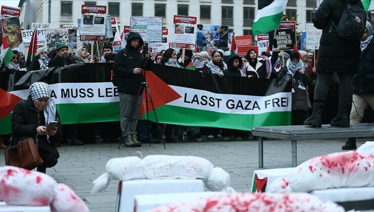 Avusturya’da Gazze’ye destek gösterileri düzenlendi