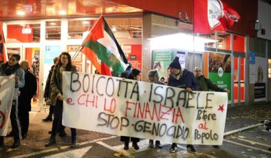 İtalya’da İsrail’e yönelik boykot çağrısı yapıldı