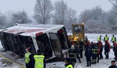 Kastamonu’da yolcu otobüsü devrildi: Çok sayıda can kaybı ve yaralı var
