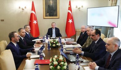 Cumhurbaşkanı Erdoğan başkanlığında ‘güvenlik toplantısı’ yapıldı