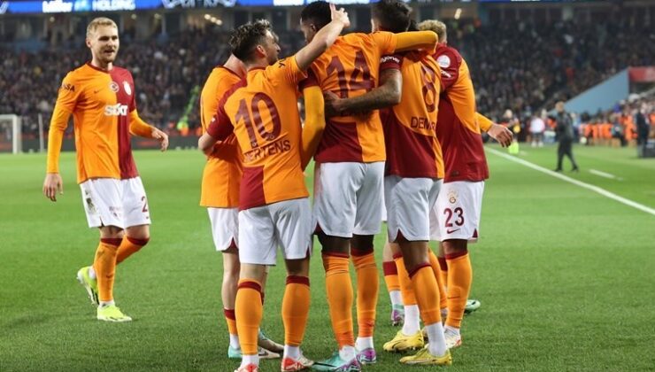 Galatasaray, Trabzon deplasmanında farklı kazandı