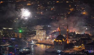 İstanbul’da yeni yıl coşkusu