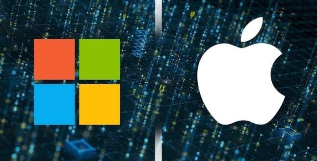 Apple ve Microsoft ‘en değerli şirket’ ünvanı için yarışıyor