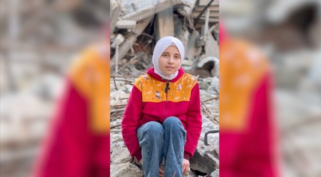 Filistinli kız çocuğu Rahaf: Siz iftar için yemek seçerken biz aç kalacağız