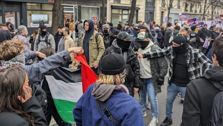 Fransa’da Filistin ve İsrail yanlıları arasında arbede çıktı