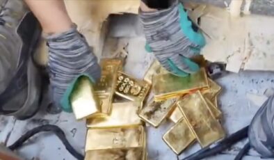 Van’da 88 kilogram kaçak külçe altın ele geçirildi