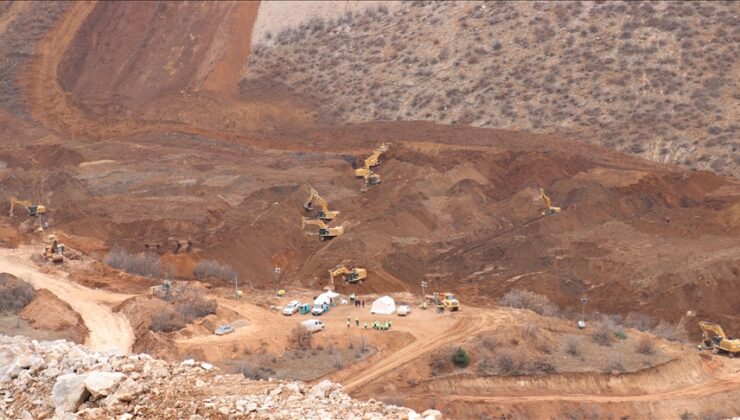 Maden ocağındaki toprak kaymasının yeni görüntüsü ortaya çıktı