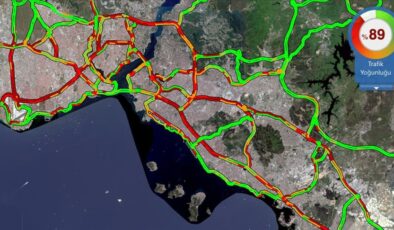 İstanbul’da trafik yoğunluğu yüzde 90’a çıktı