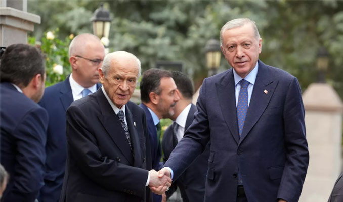 Erdoğan, Bahçeli’yi konutunda ziyaret etti