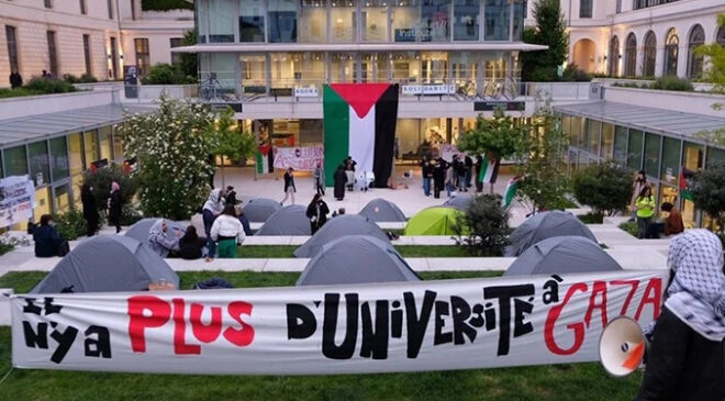 Sciences Po öğrencilerinden Filistin’e destek