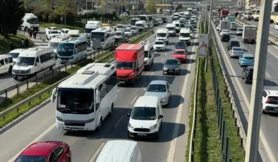 İstanbul’da bayram öncesi trafik yoğunluğu