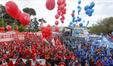 İtalya’da işçi sendikaları iş kazalarını protesto etti