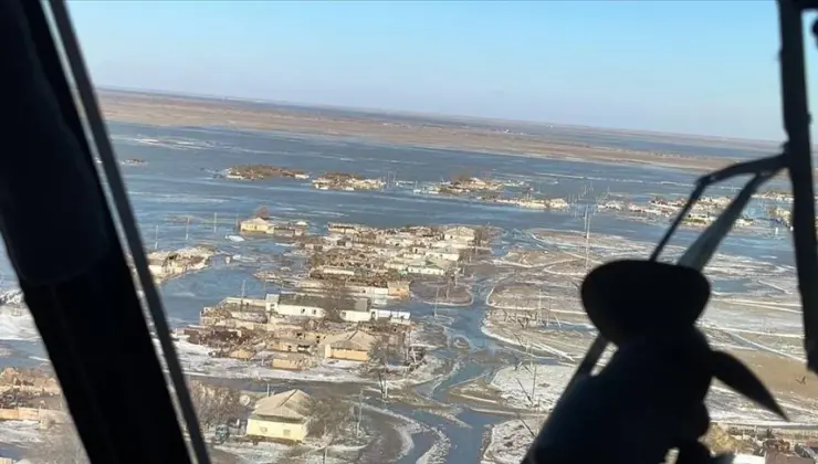 Kazakistan’da su taşkını nedeniyle 13 binden fazla kişi tahliye edildi