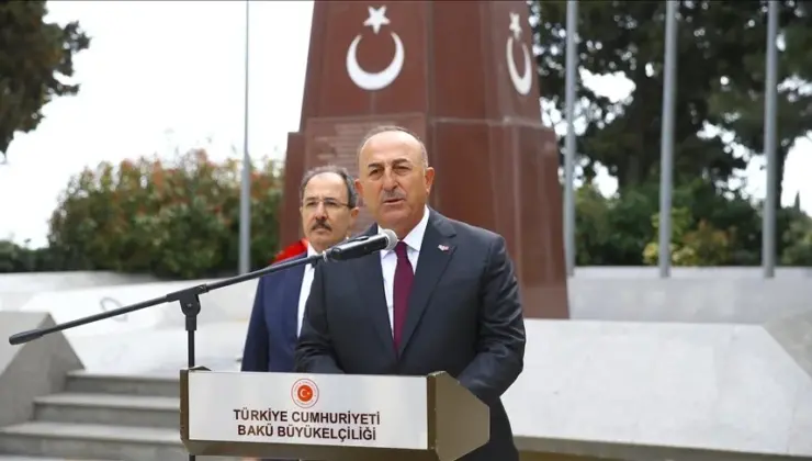 Çavuşoğlu, Azerbaycan’da temaslarda bulundu