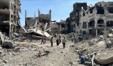 Gazze’nin kuzeyindeki Cibaliya’da ağır yıkım