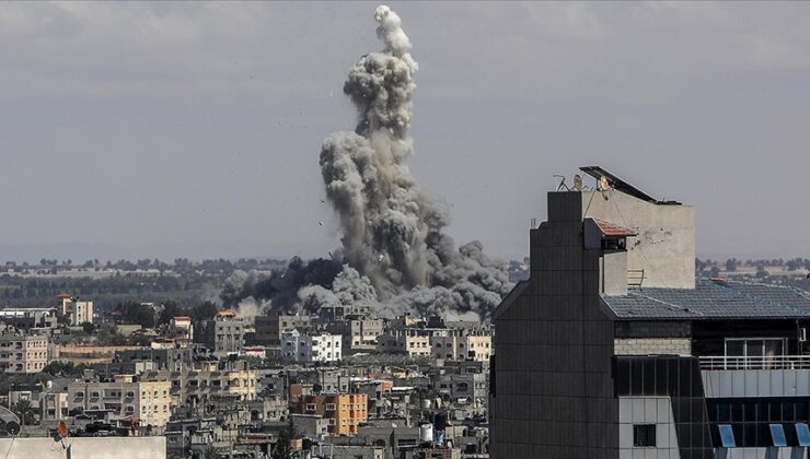 İsrail, Refah’ta 50’den fazla yeri havadan bombaladı