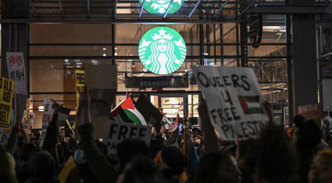 Boykotların hedefindeki Starbucks’ın geliri ocak-mart döneminde düştü