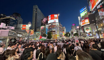 Tokyo’da Filistin’e destek için “İntifada Yürüyüşü” düzenlendi