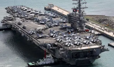 Japonya’da olan ABD uçak gemisi USS Ronald Reagan, ülkeden ayrıldı
