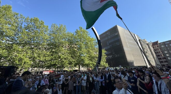 Zürih Üniversitesinde Filistin’e destek eylemi yeniden başladı