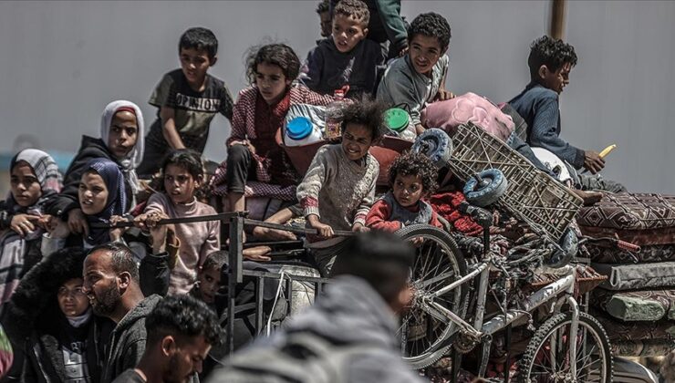 BM: Refah’ta son 3 haftada 1 milyon Filistinli yerinden edildi