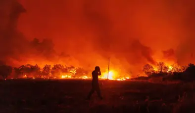 Yunanistan’da orman yangını paniği: Bir Türk yakalandı