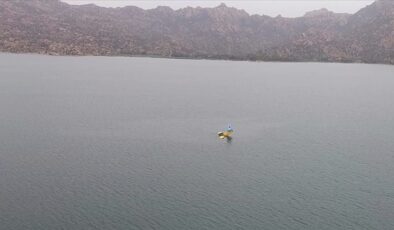 Yangına müdahale eden THK uçağı Bafa Gölü’ne düştü