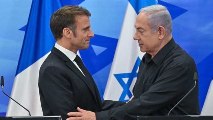 Macron, Netanyahu ile telefonda görüştü