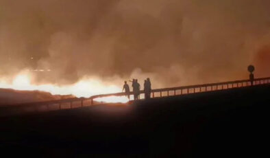 Gaziantep’te anız yangını