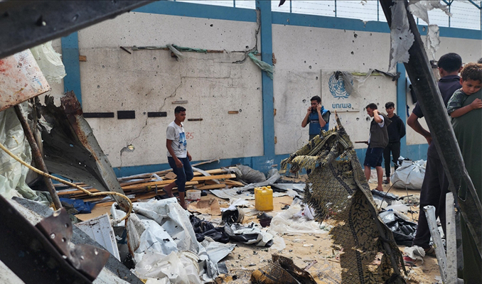 İsrail ordusu Refah’ta yine okul vurdu!