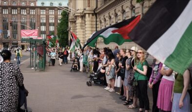 Helsinki Üniversitesindeki Filistin’e destek gösterileri ikinci ayına girdi