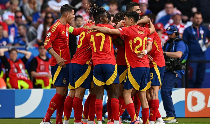 Hırvatistan’ı dağıtan İspanya EURO 2024’e iddialı girdi