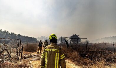 İsrail’in kuzeyindeki yangınların tehlike oluşturduğu belirtildi